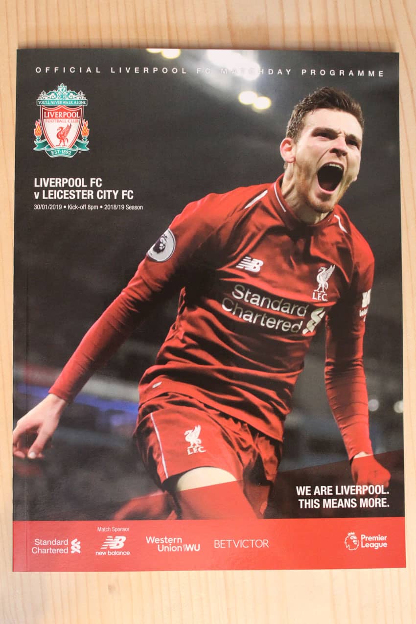 Liverpool FC v Leicester City FC